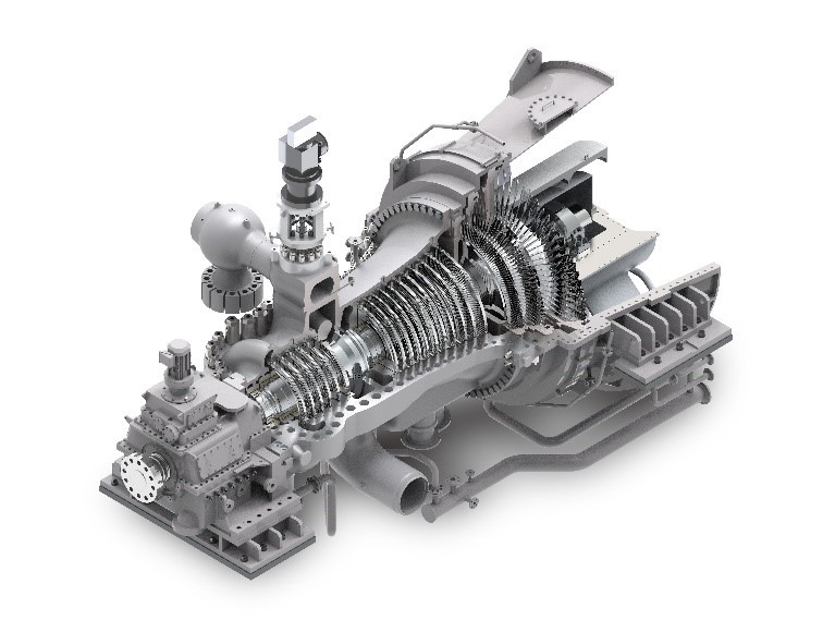 Steam Turbine Cutaway